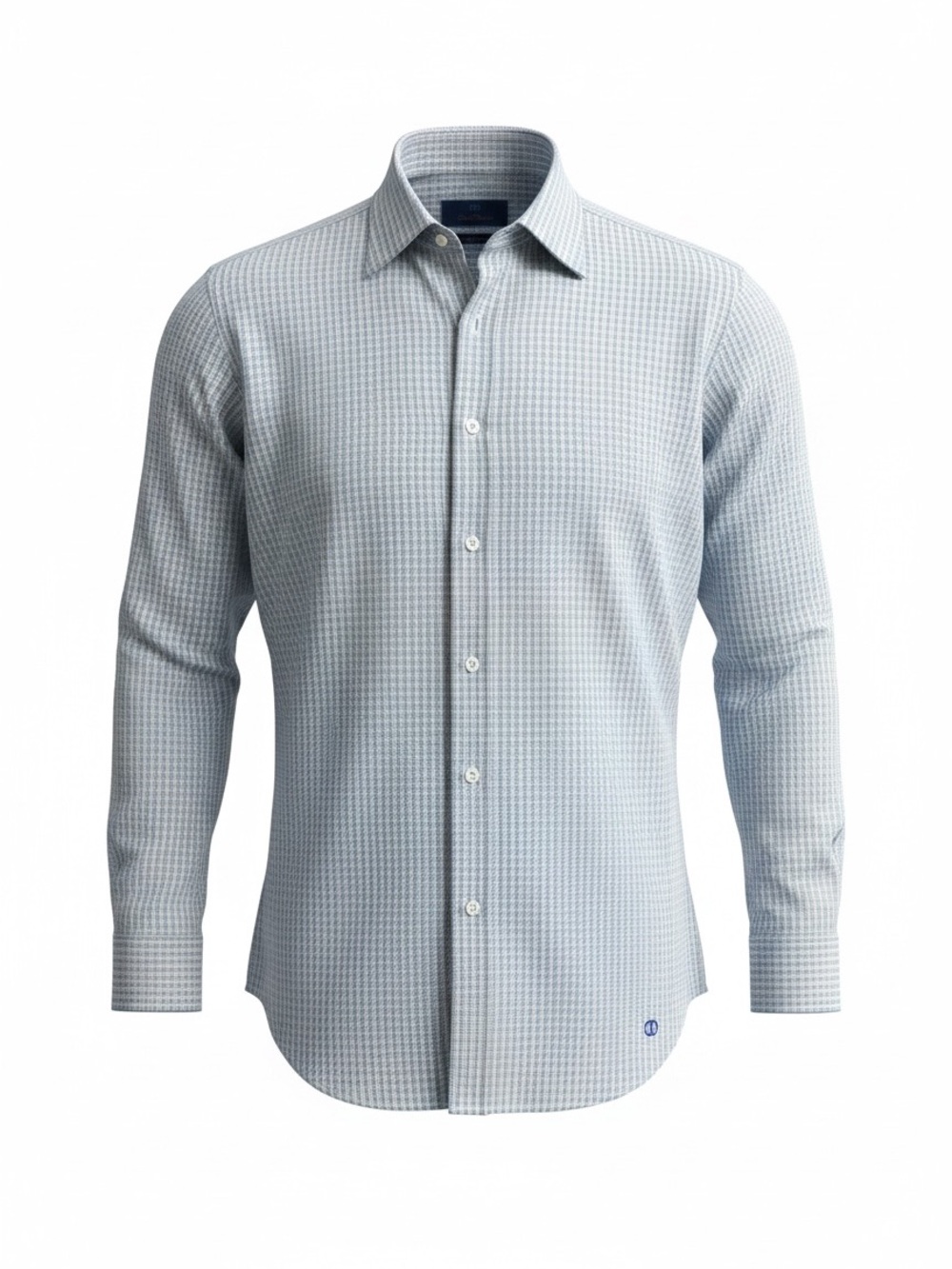 David Donahue Men’s Classic Fit Dress Shirt – Pink & Blue Checkered – NWOT